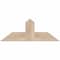 Ekena Millwork Portland Smooth Timber Gable Bracket, Douglas Fir, 36"W x 13"H x 1 1/2"D x 5 1/2"F, 9/12 Pitch GBW036X13X0206POR00SDF - alternate 1